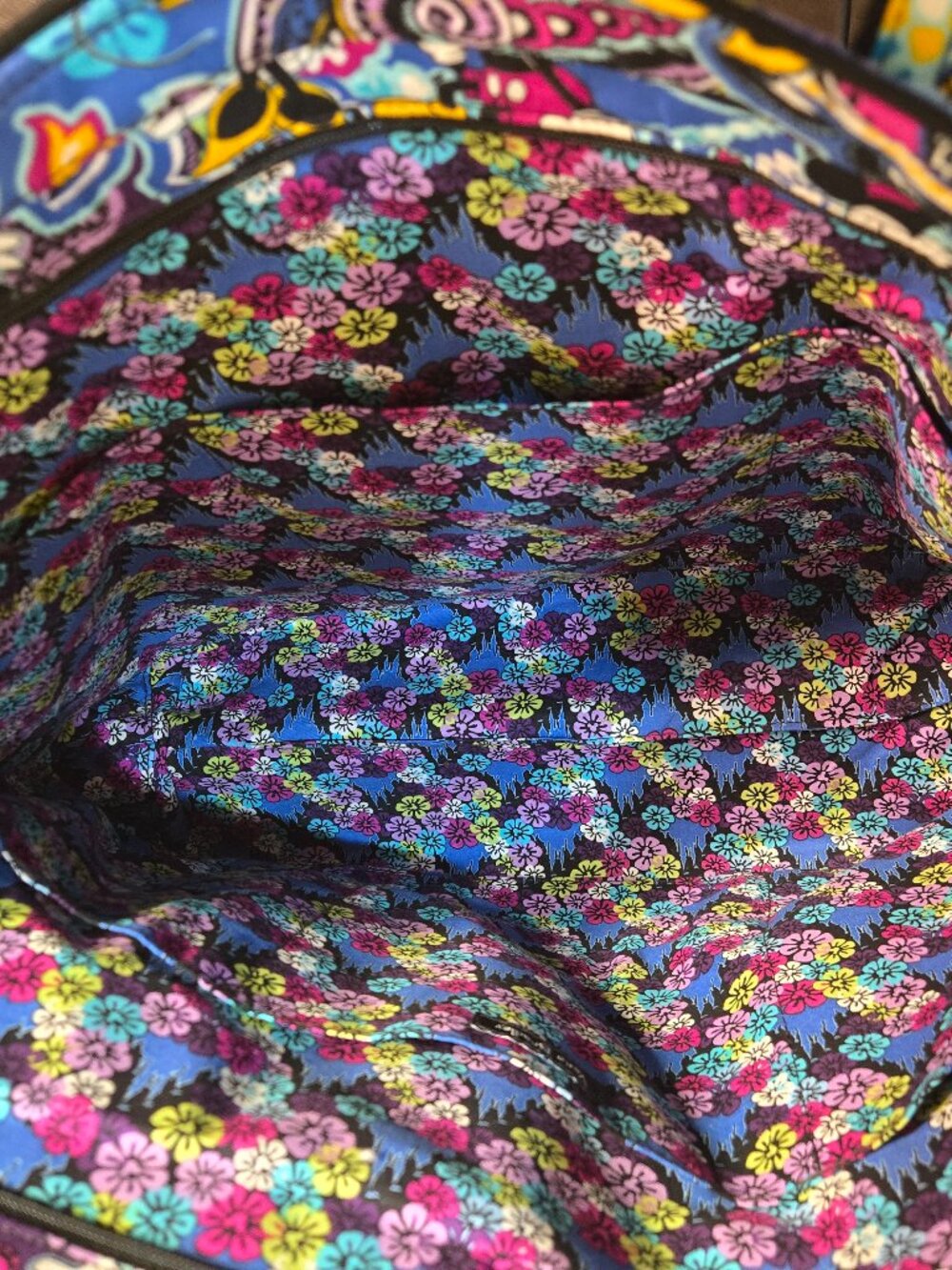 Vera Bradley x Disney Parks Mickey Celebration Paisley Original Tote Bag - EUC - Picture 7 of 10